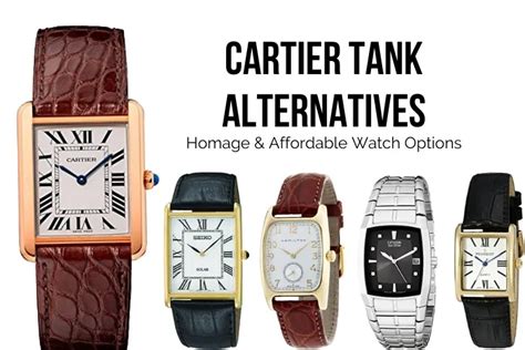 cartier tank watch alternative|watches that look like cartier.